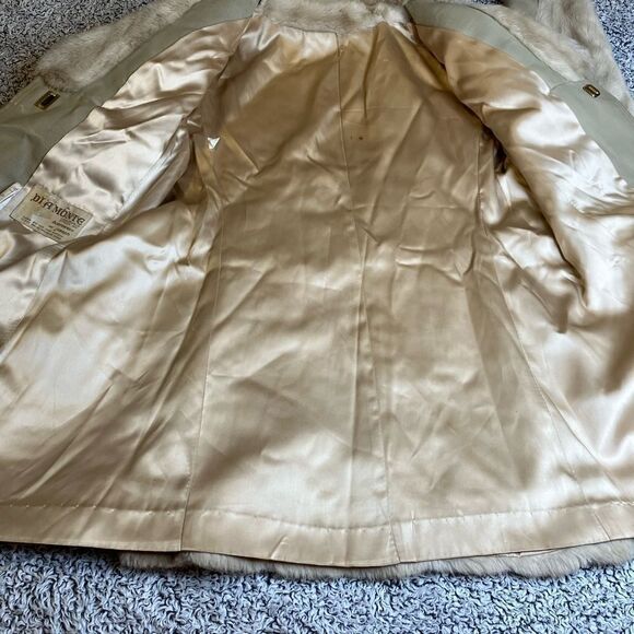 DIAMONTE Tissavel of France 1970’s Vintage Faux Fur Coat Dubrowsky & Joseph - Picture 9 of 16